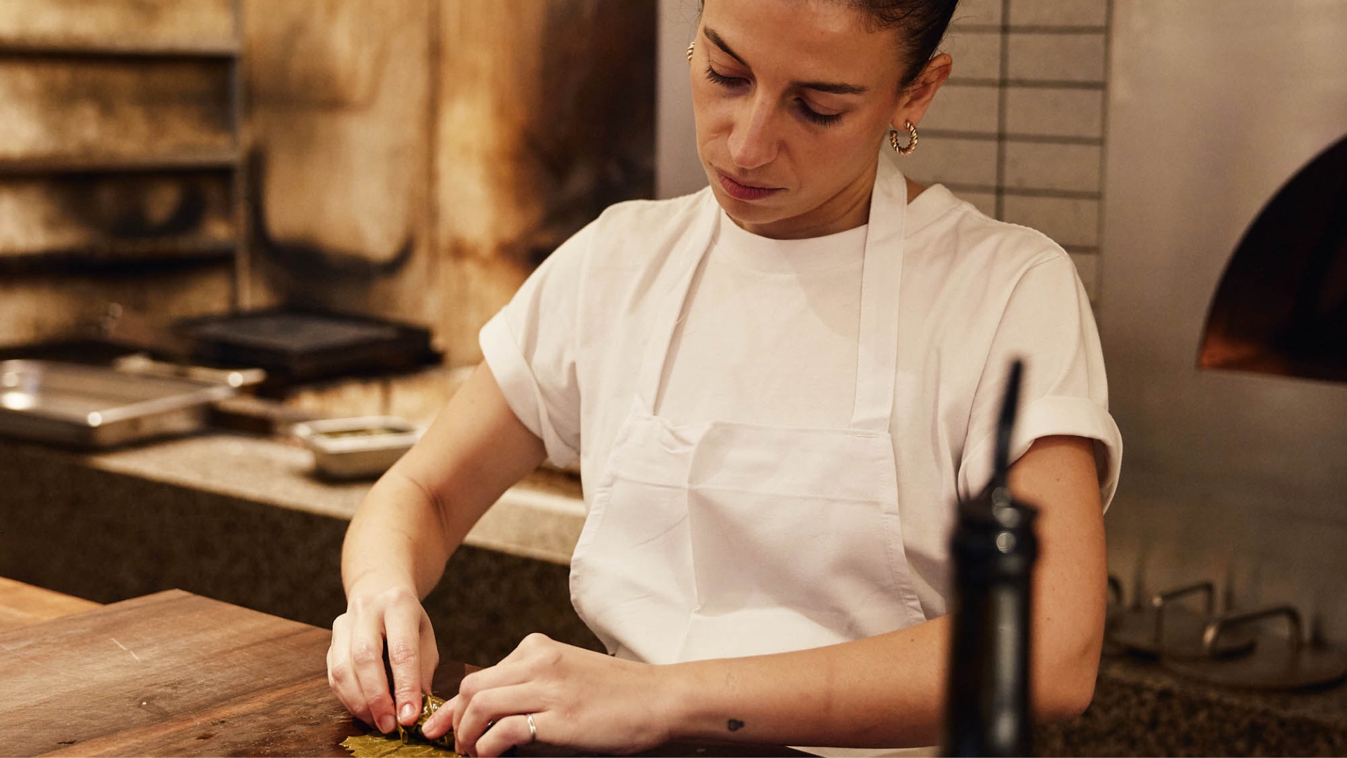 Ozge Kalvo, Gourmet Traveller's best new talent of 2025 and head chef at Olympus Dining.