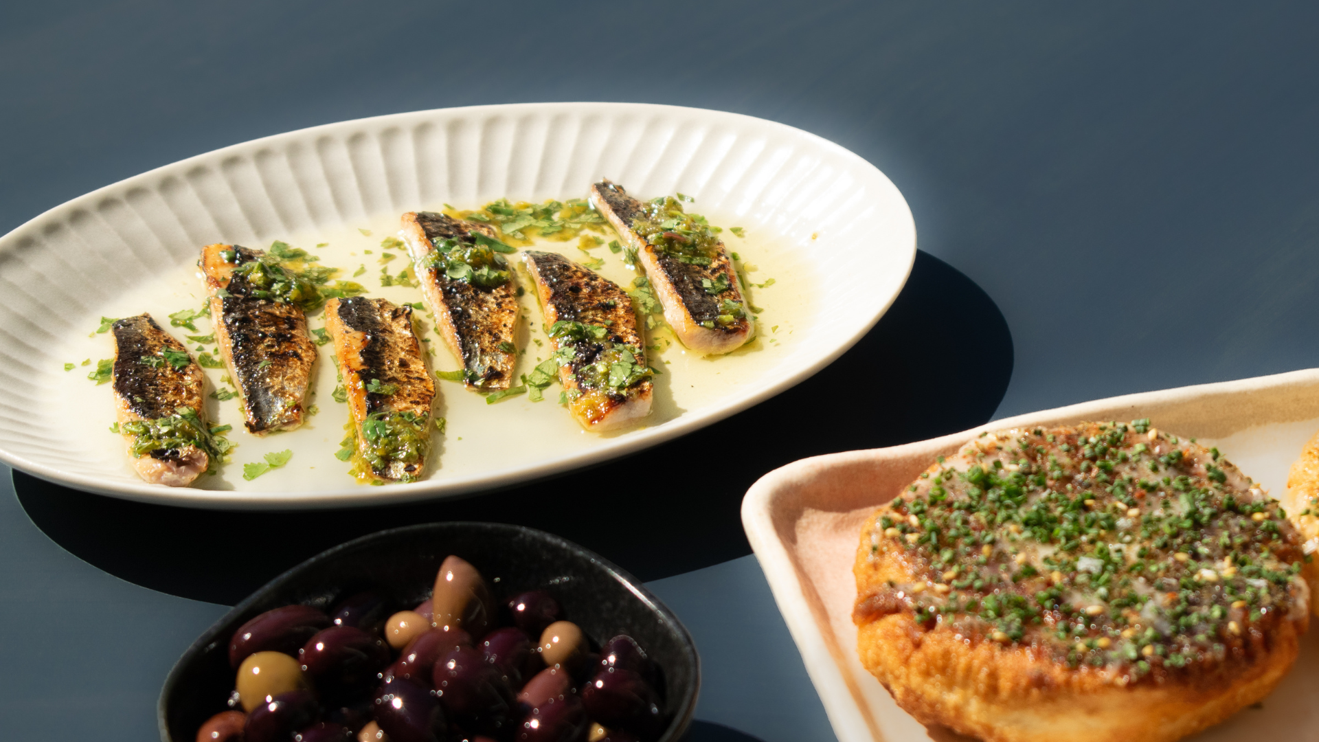 A selection of dishes at Such and Such restaurant, Canberra ACT