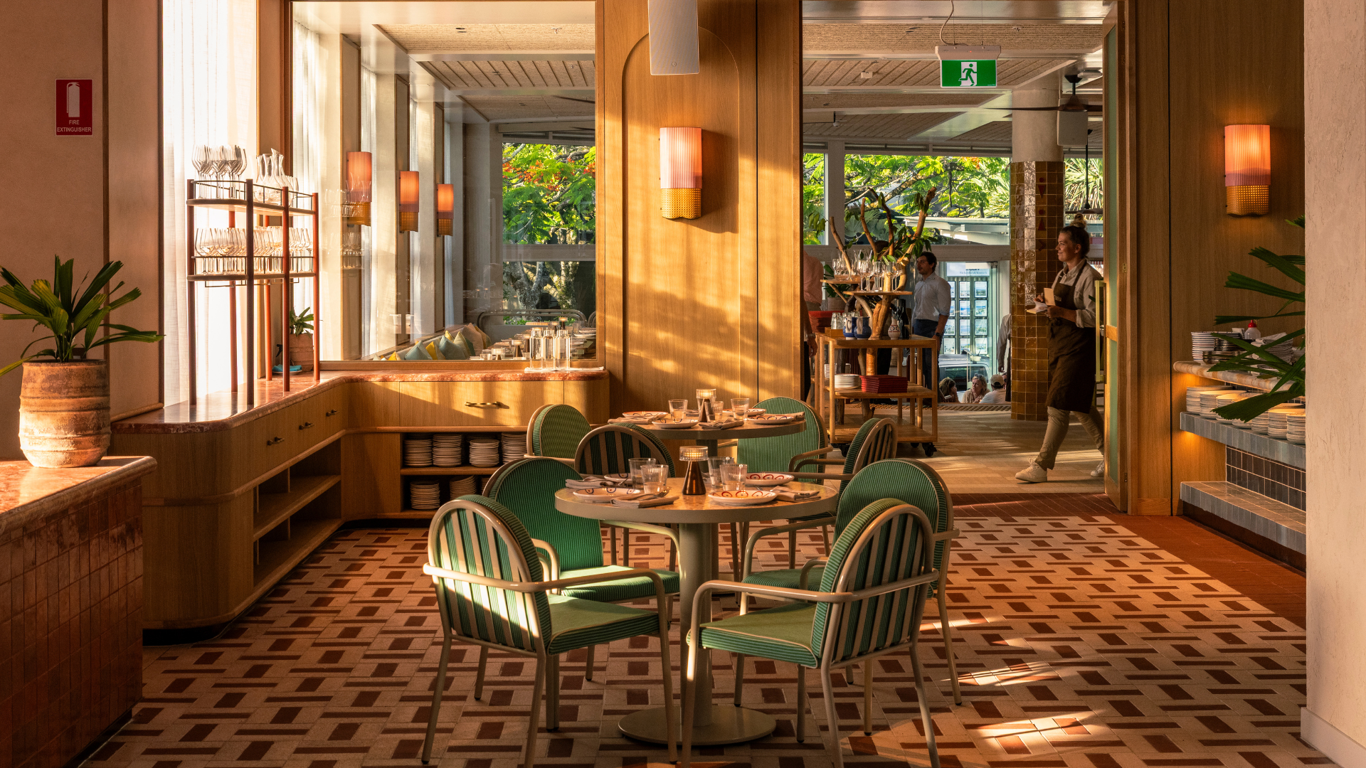 The dining room at new Noosa Italian restaurant Cibaria