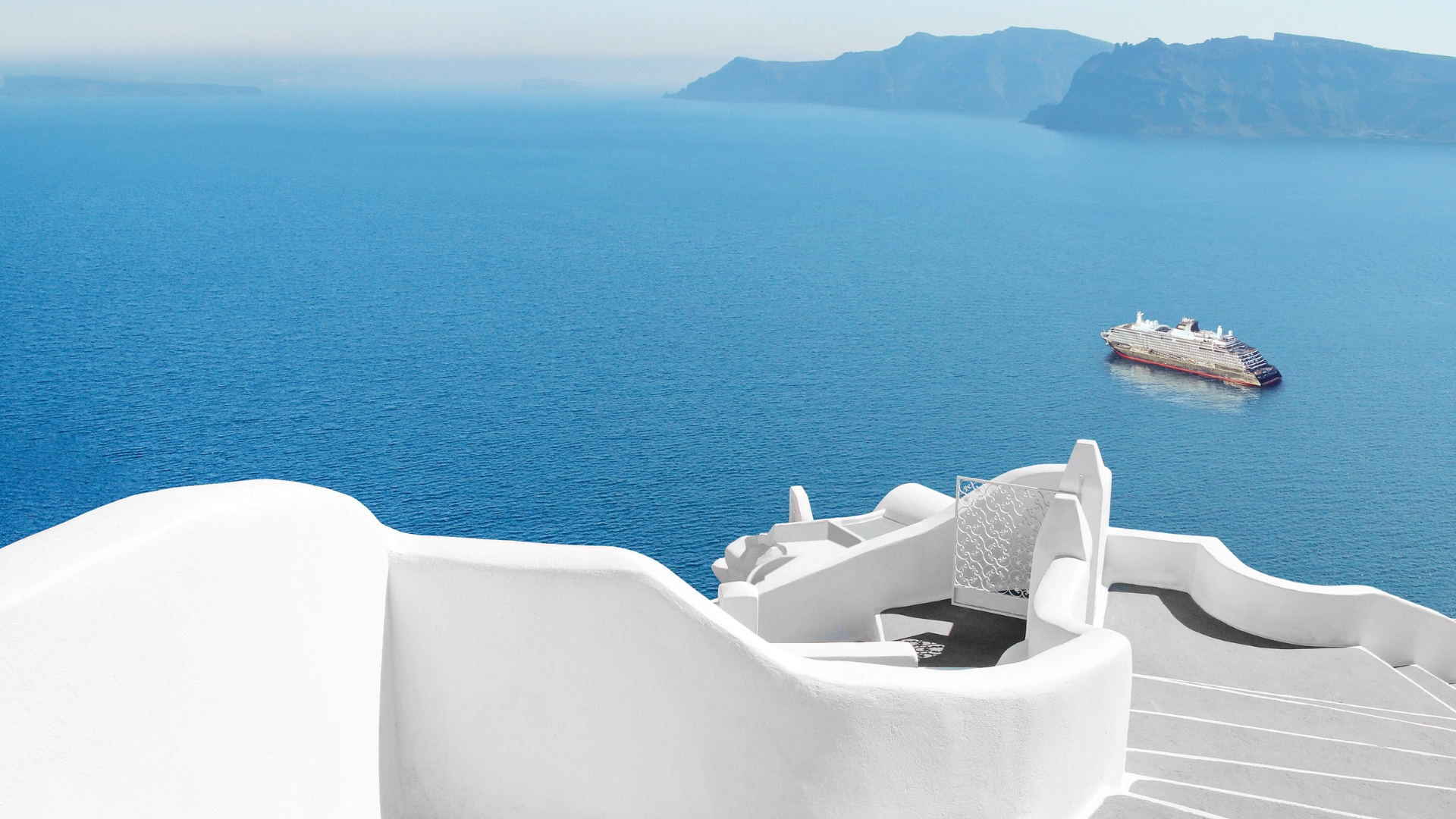 The Mediterranean sea in summer.