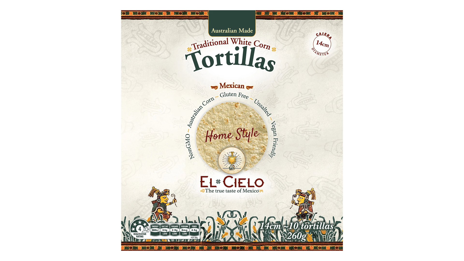 El Cielo traditional white corn tortillas