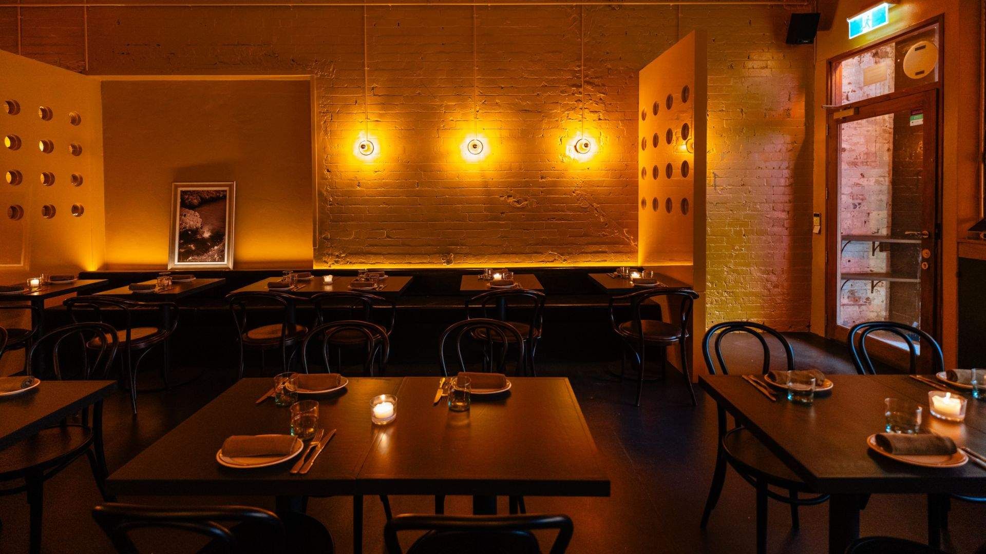 Attenzione's dining room. 