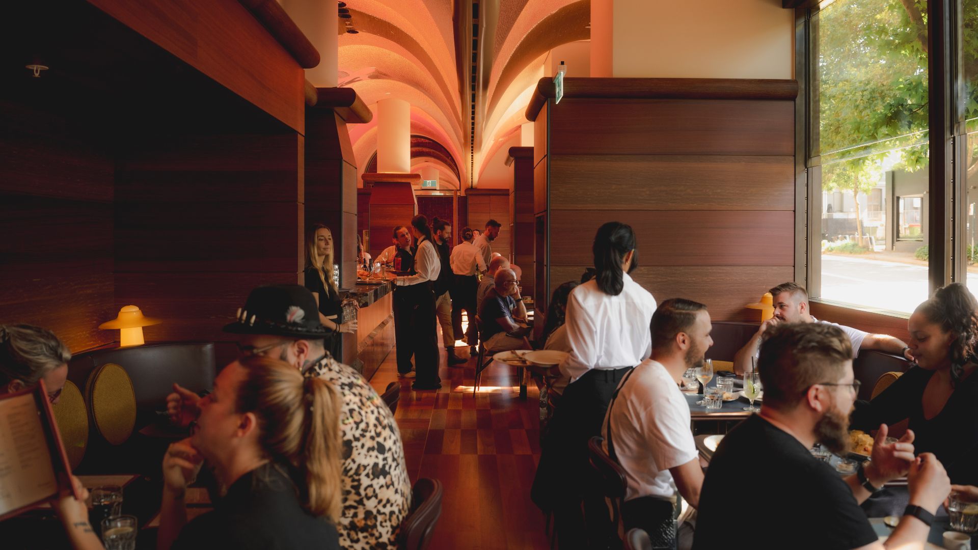 People dining at Bar Julius at The Eve Hotel Sydney