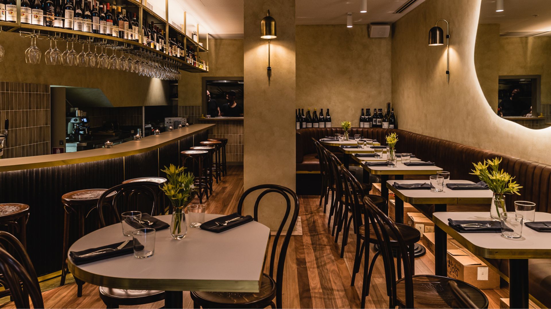 Ragazzi's intimate dining room. 
