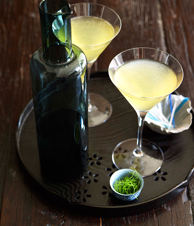 Tetsuya Wakuda Kaffir Lime and Green Apple Martini Gourmet Traveller