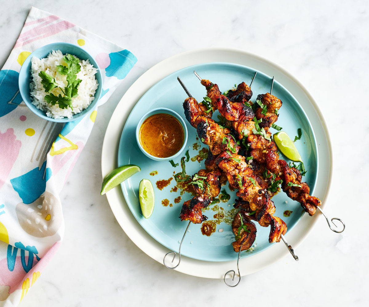 Balinese pork belly satay recipe Gourmet Traveller