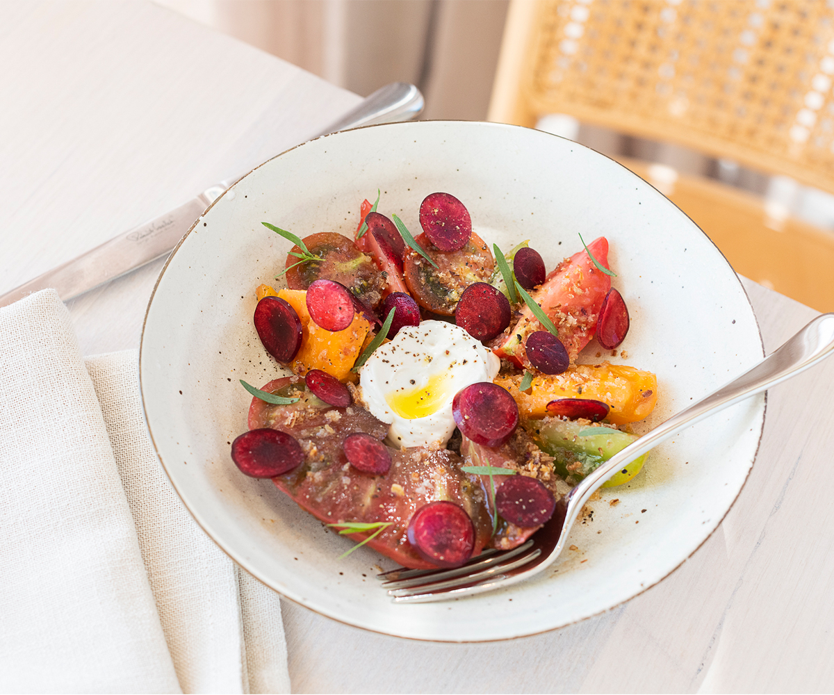 Pipis Kiosk's fresh tomato salad